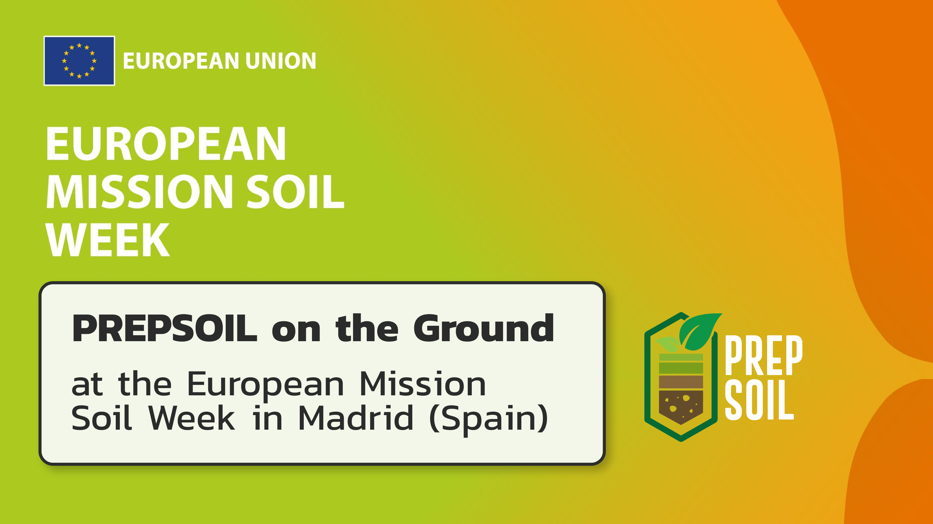 PREPSOIL at EU Mission SOil Week