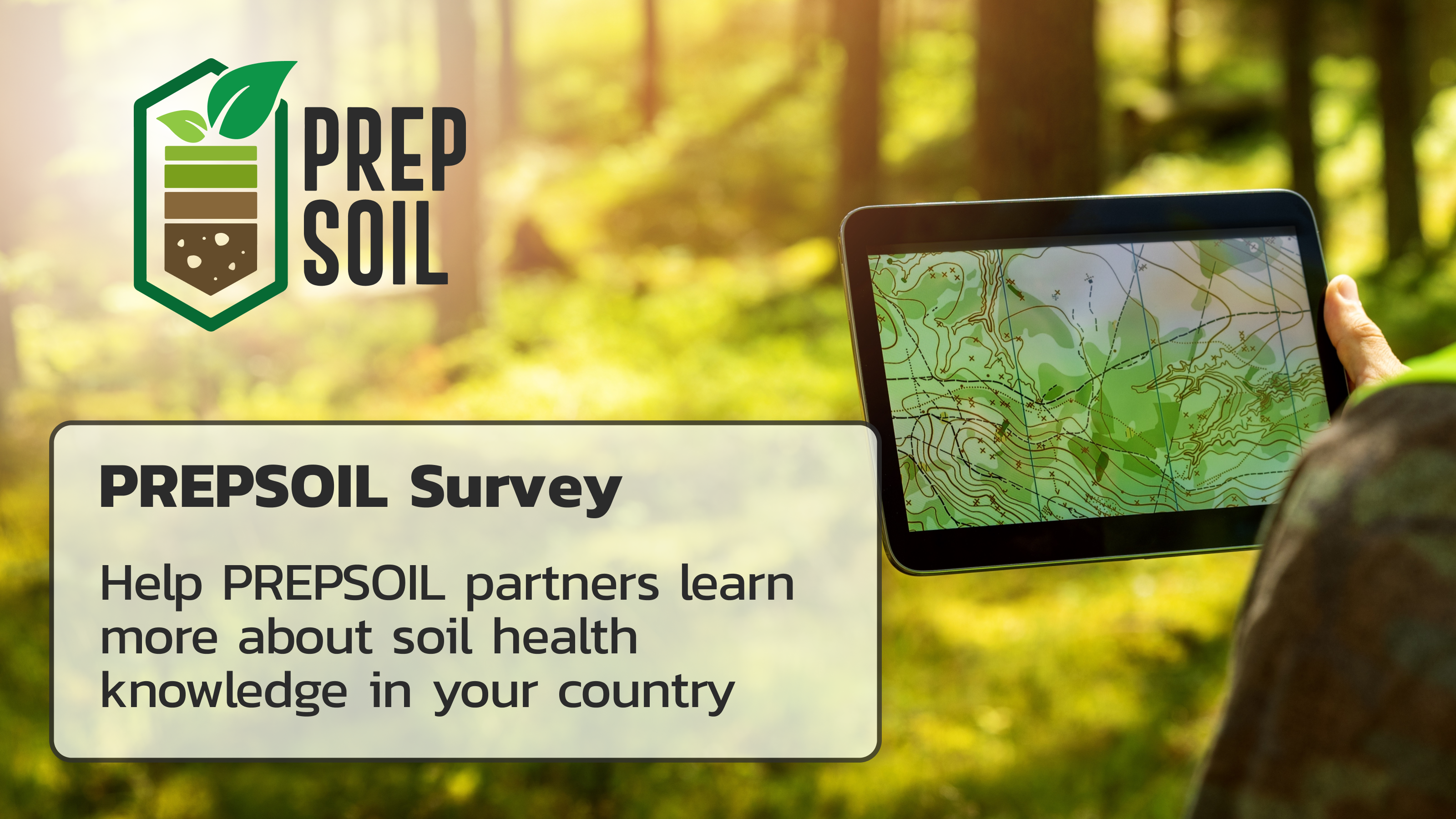 SURVEY: Help PREPSOIL partners learn more about soil health knowledge in your country